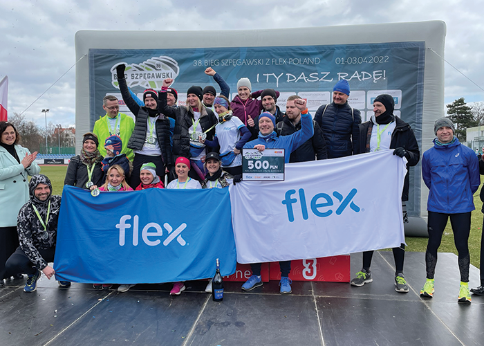 Group of Flex Poland employees