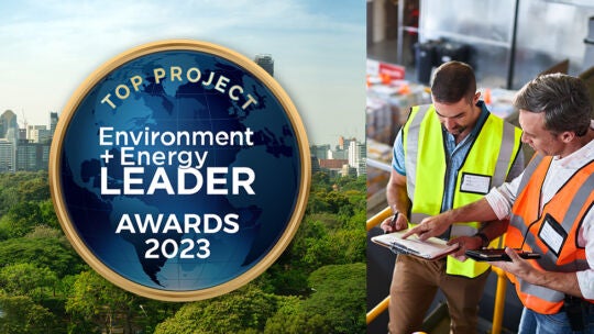 E+E Top Project of the Year award logo