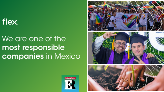 Flex recognized as one of Mexico’s Most Responsible Companies by Expansion