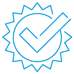 icon depicting third-party verification
