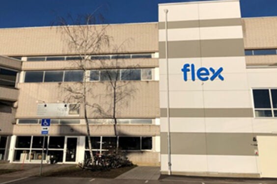Exterior of Flex building in Sweden