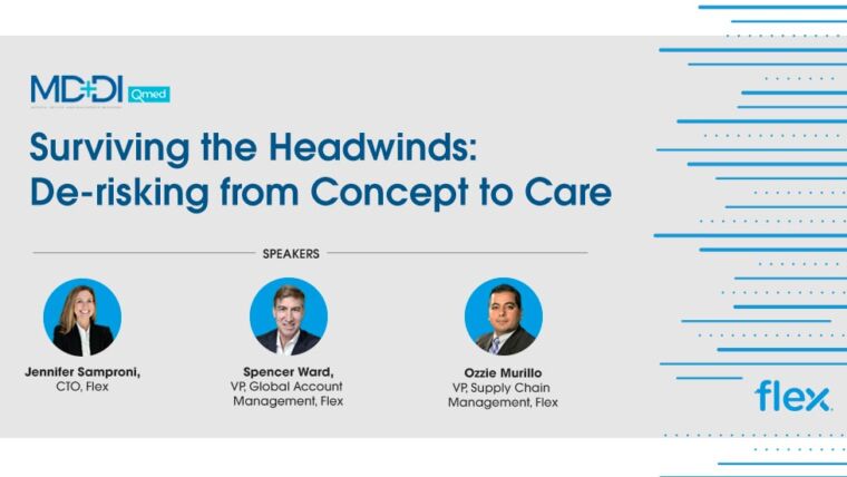 Surviving the Headwinds: De-risking from Concept to Care webinar banner