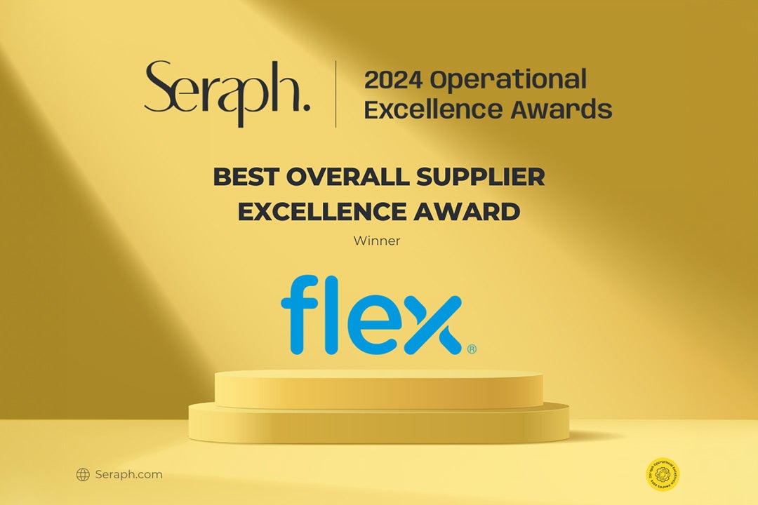 Flex receives Seraph 2024 Operational Excellence Award for Best Overall Supplier