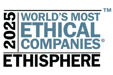 Logotipo de Ethisphere, una de las empresas más éticas del mundo