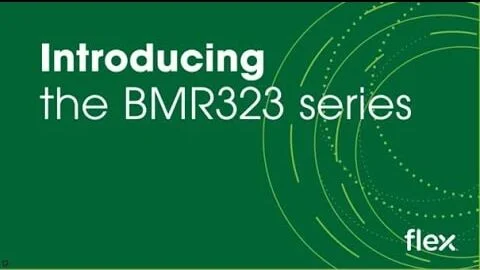 Introduction to the BMR323 series