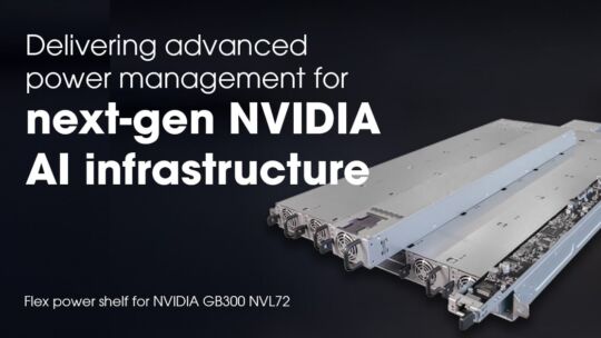 Delivering advanced power management for next-gen NVIDIA AI infrastructure