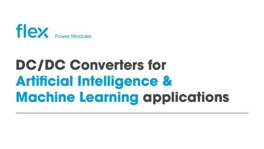 DC/DC converters for AI and ML applications