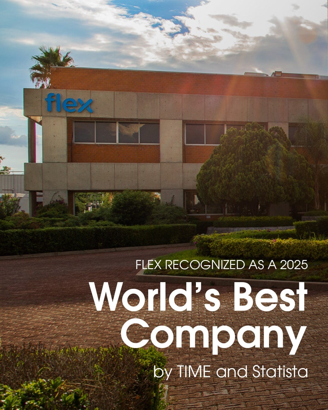 Flex recognized as a 2025 World's Best Company by TIME and Statista