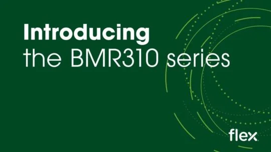 Introducing the BMR310 series