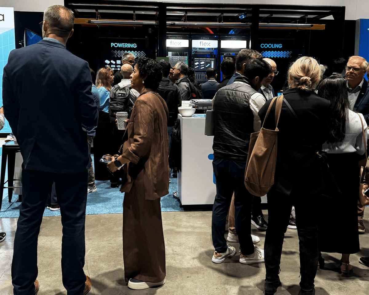 Flex CEO Revathi Advaithi at OCP Global Summit 2025