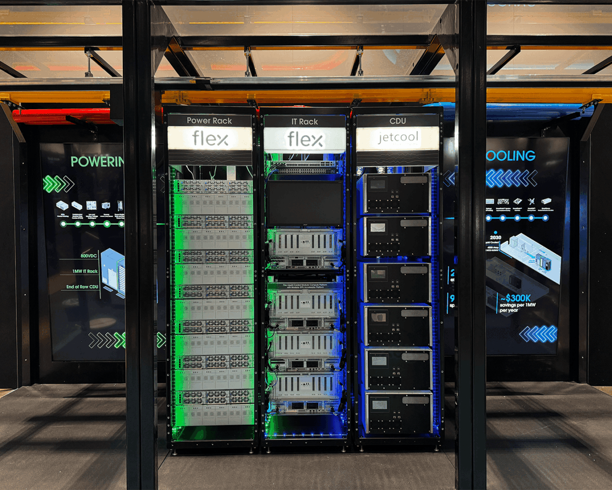 Flex booth at OCP Global Summit 2025