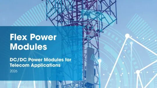 Cover of Flex Power Modules 2026 Telecom DC/DC solutions brochure