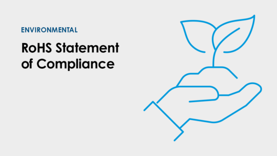 Declaración de cumplimiento de RoHS