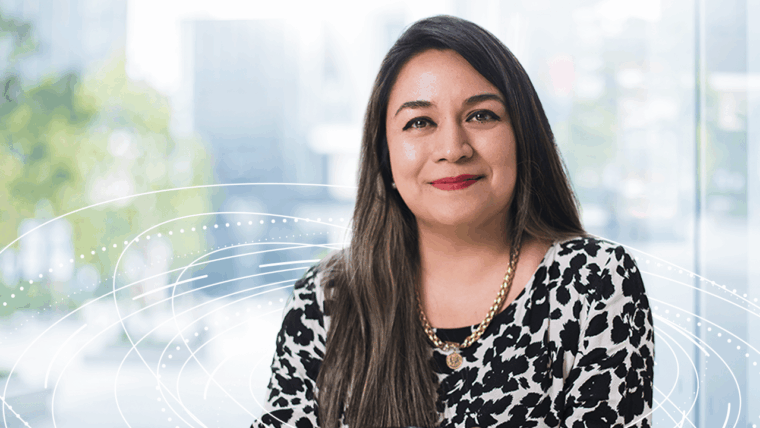 Headshot of Barjouth Aguilar, Flex’s Senior Director of Sustainability