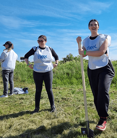 Flex员工参与地球日挑战