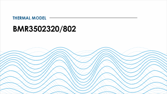 Modelo térmico BMR3502320/802