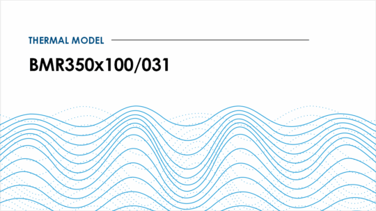 Modelo térmico BMR350x100/031