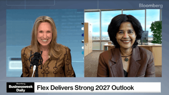 Flex 首席执行官 Revathi Advaithi 做客彭博商业周刊