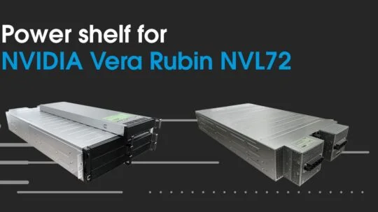 Power Shelf für NVIDIA Vera Rubin NVL72