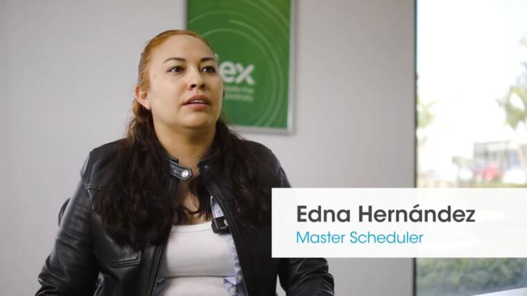 Edna Hernández, Master Scheduler at Flex in Mexico