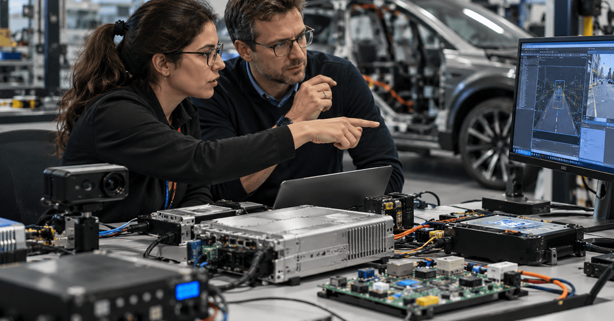 Automotive engineering for software-defined vehicle manufacturing services