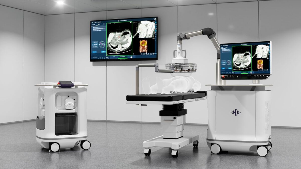 Edison System, a non-invasive liver tumer treatment system, created by a collaboration with Flex and HistoSonics